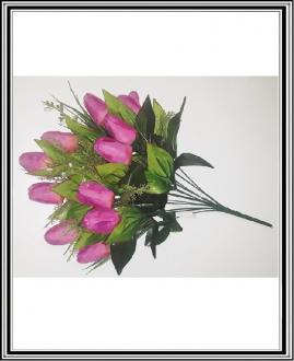 Kytica z tulipanov 11 hláv č.85010 - ružová