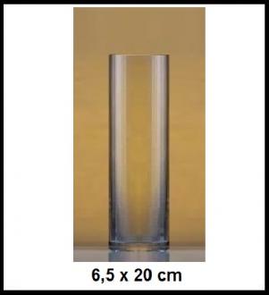 Sklenená váza 6 x 20 cm č.F202-0200-00