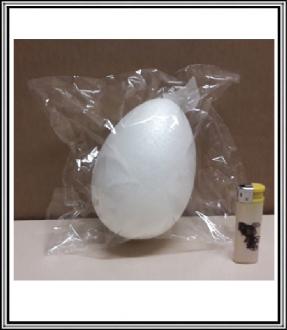 Polystyrénové vajíčko veľké 13 cm 4902