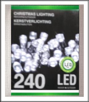 Svetelná reťaz 240 ks LED žiaroviek - biele