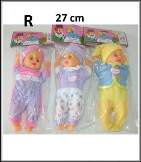 Bábika 27 cm č 3048G - Ružová