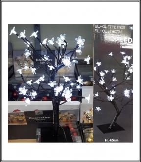 1-Svetelná dekorácia KVETY - 48 LED, 45 cm