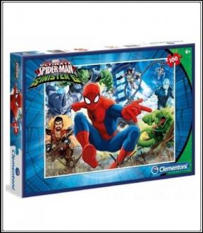 Puzzle 100 ks CLEMENTI č.07259 Spider man