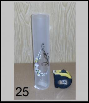 Skl. ručne zdobená váza 27 cm č25