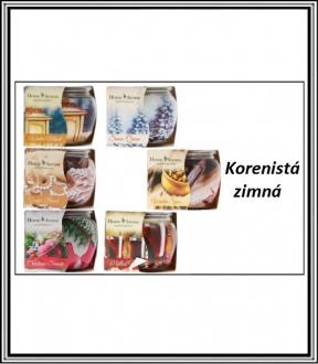Voňavá sviečka - Vianočná zmes 70g, zmes 6 vôní - Korenistá zimná