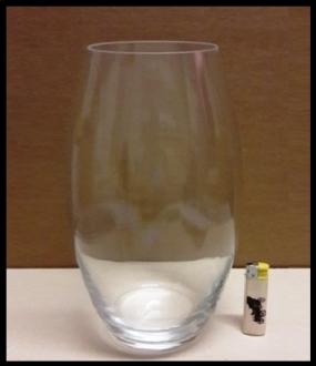 Sklenená váza VAJCE č 23-C025-250 - 25 cm