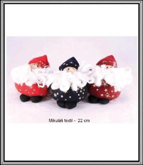 Mikulaš- textil - 22 cm