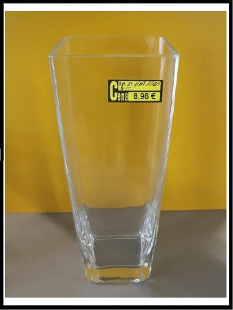 Kvadrat - sklenená váza 26 cm č 23-LA17-1060 - B00