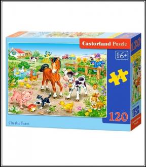 Puzzle 120 ks  č.13197  Zvieratka na farme