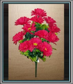Umelá kytica 40 cm gerberky 12 hlav č 865829 červené