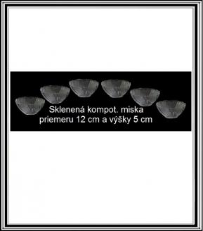 Sadá 6 ks skl.kompot.misiek PP 120 ml BW555