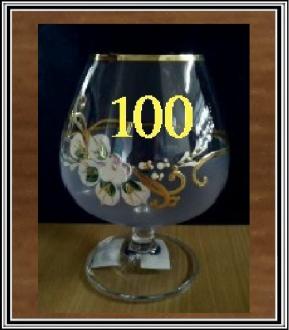 Výročný pohár 100 Modrý