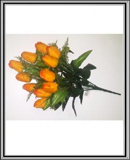 Kytica z tulipanov 11 hláv č.85010 - žlto oranž